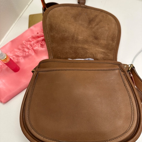 Vintage Coach Brown "Saddle" Bag circa 1970s - Picture 6 of 11